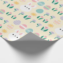 Papel de regalo de Pascua