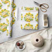 Papel de regalo de Pascua con patrón de huevo colo