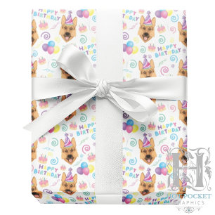 Papel de Regalo de Pastor Alemán