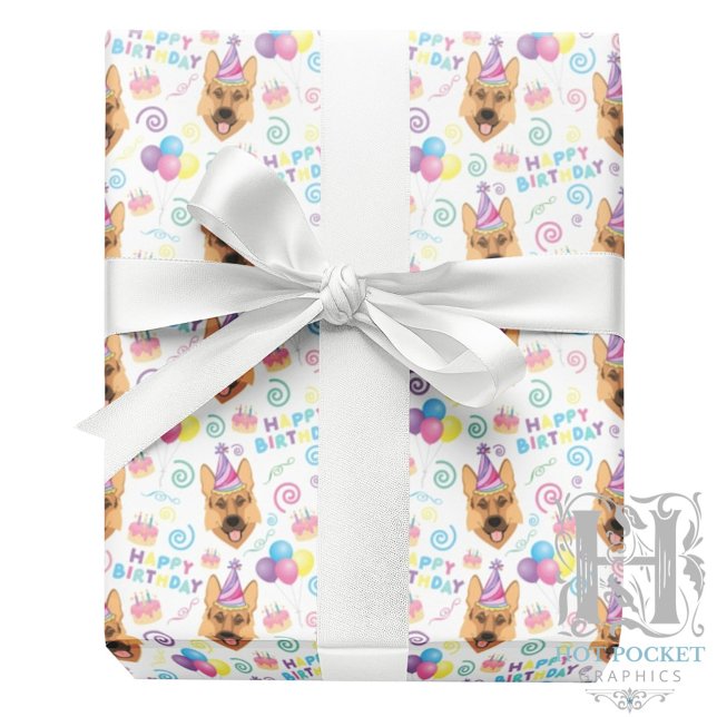 Papel de Regalo de Pastor Alemán (Subido por el creador)