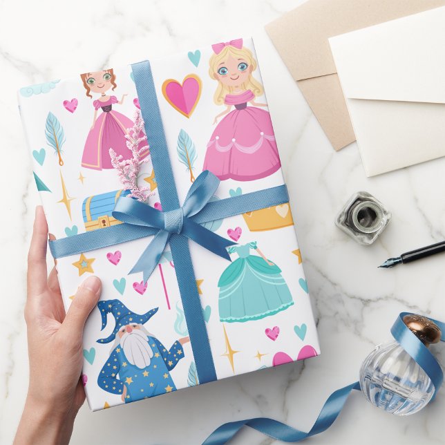 Papel de Regalo de Personajes de Cuentos de Hadas (Subido por el creador)