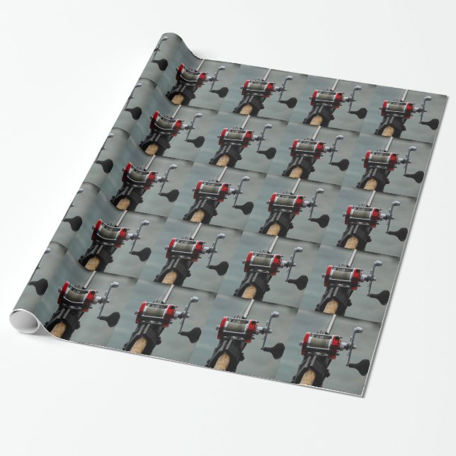Papel De Regalo De pesca (Desenrollado)