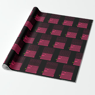 Papel de regalo de pickleball con patrón de dink r