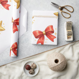 Papel de regalo de pingüinos navideños lindos
