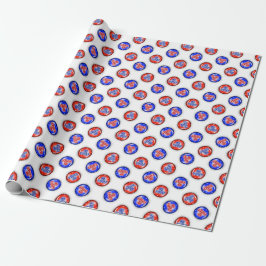 Papel de regalo de pins para votar