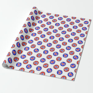 Papel de regalo de pins para votar