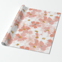 Papel de regalo de primavera Blush Bloom