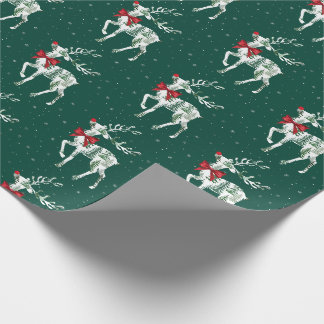 Papel de regalo de Reno de Bosque