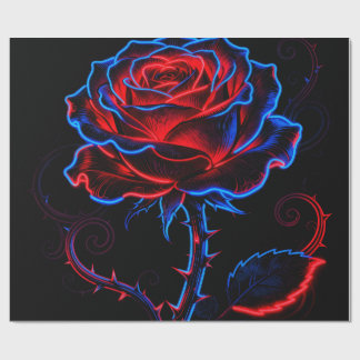 Papel de Regalo de Rosa Neon