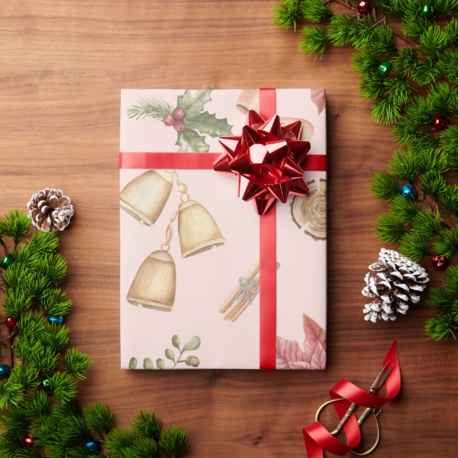 Papel de regalo de Salón de Belleza Navidad de Mar (Regalo de vacaciones)