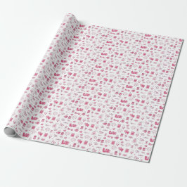 Papel de regalo de San Valentín | Diseño romántico