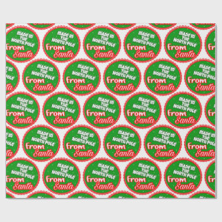 Papel De Regalo De Santa