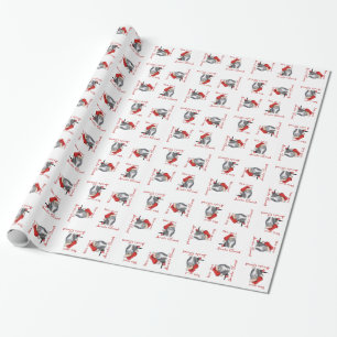 Papel de regalo de Santa Claws GATO