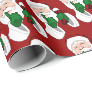 Papel de Regalo de Santa Papel de Navidad para Env