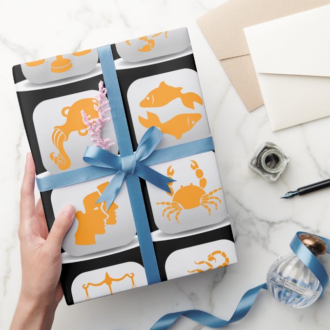 Papel de regalo de signos del zodiaco (Subido por el creador)