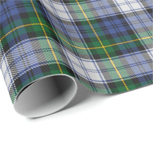 Papel de regalo de tartán de vestido de Clan Gordo
