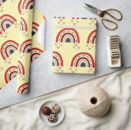 Papel de regalo de taza del día de San Valentín co