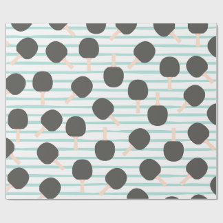 Papel de regalo de tenis de mesa lindo