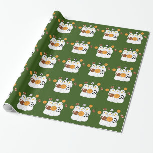 Papel de Regalo de Todos los Muñecos de Nieve Depo