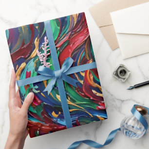 Papel de Regalo de Tono de Joyería de Fuego de Lla