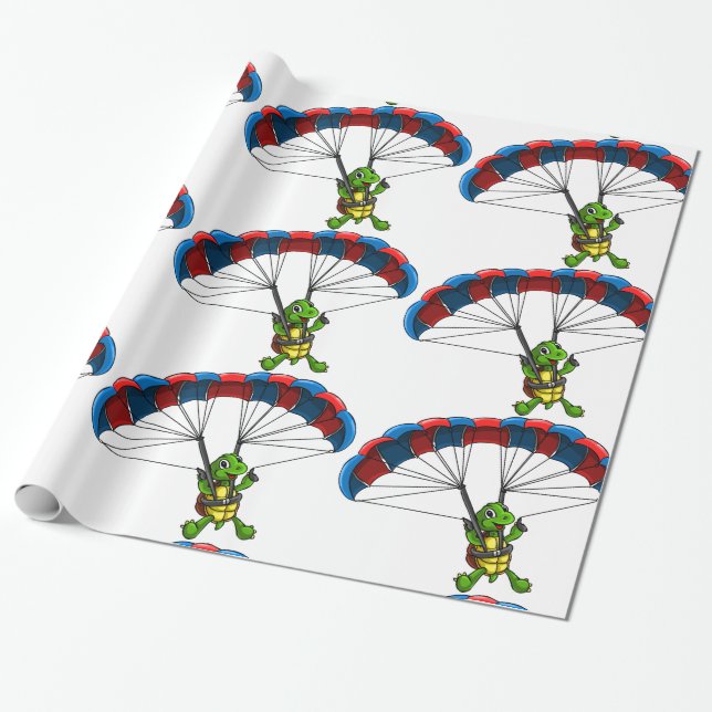 Papel de regalo de tortuga (Desenrollado)