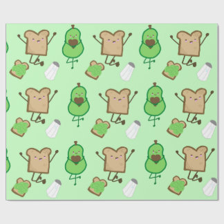 Papel de Regalo de Tostada de Aguacate