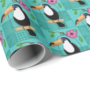 Papel de regalo de Toucan