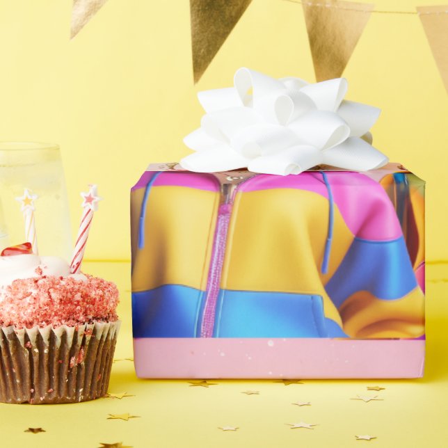 papel de regalo de tres muñecas (Fiesta de cumpleaños )