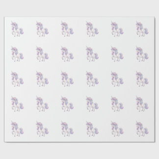 Papel de regalo de unicornio