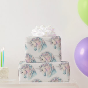 Papel de regalo de unicornio