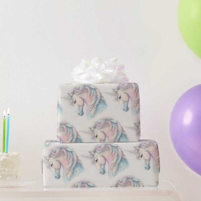 Papel de regalo de unicornio (Regalos de fiesta)