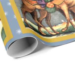 Papel de regalo de unos de los reyes magos para