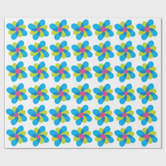 Papel de Regalo de Vacaciones con Corazón Alegre