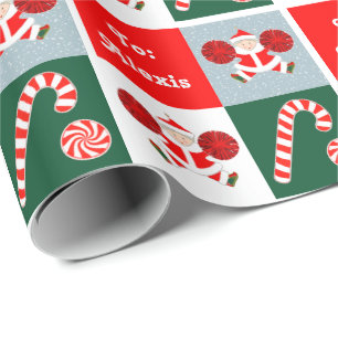 Papel de regalo de vacaciones para animadora perso