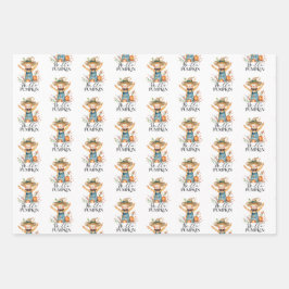 Papel de Regalo de Vibraciones de Otoño