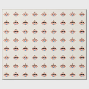 Papel de regalo de vida de matón bebé