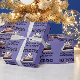 Papel De Regalo De vuelta a la escuela profesor estudiante