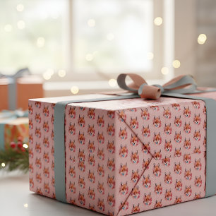 Papel de regalo de zorro