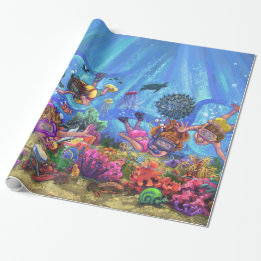 Papel De Regalo Debajo del mar