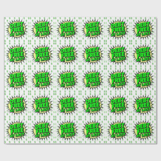 Papel De Regalo Debt Free At Last