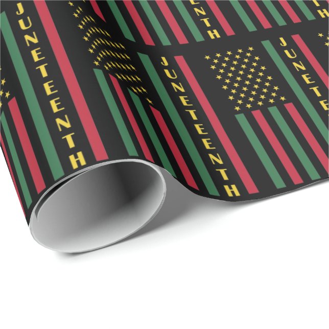 Papel De Regalo Decimoctava celebración de la libertad de Estados  (Esquina del rollo)