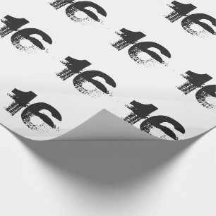 Papel De Regalo décimosexto cumpleaños para cualquier persona,