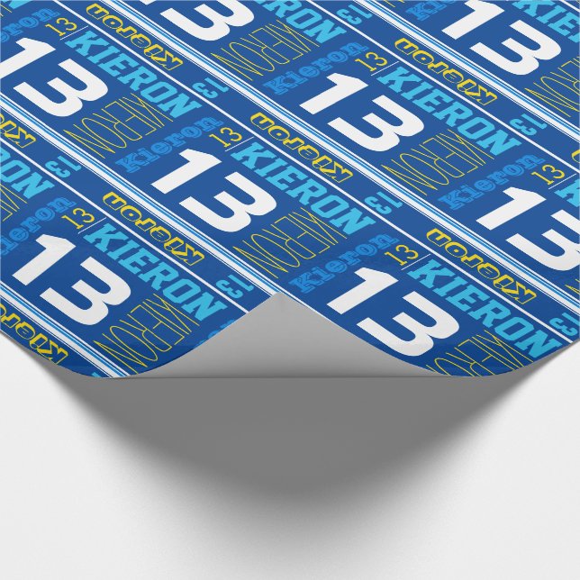 Papel De Regalo Décimotercero abrigo personalizado deportivo de (Esquina)