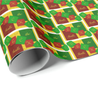 Papel de regalo "Deck the Halls"