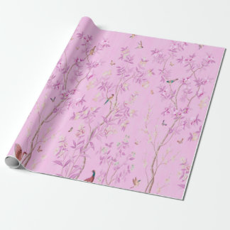 Papel De Regalo Decoración china rosada