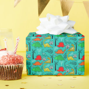 Papel De Regalo Decoración de guardería de dinosaurios para niños 