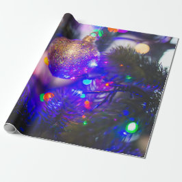 Papel De Regalo Decoración de luz de árbol de Navidad