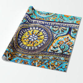 Papel De Regalo Decoración floral de mallica española romana