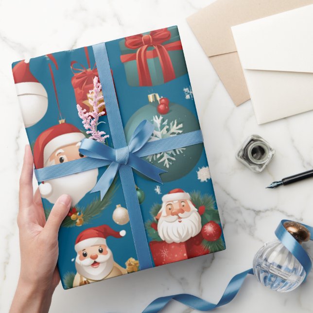 Papel De Regalo Decoración navideña moderna (Regalar)