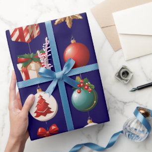 Papel De Regalo Decoración navideña moderna